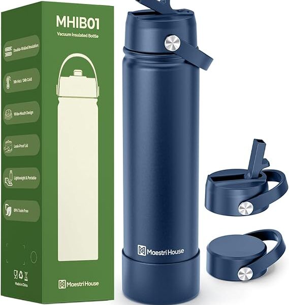 Maestri House 750ml (25oz) Insulated Water Bottle